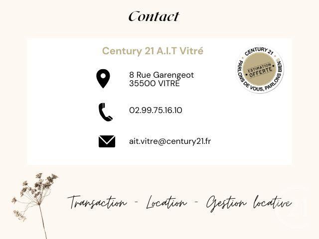Appartement F3 à vendre - 3 pièces - 58.41 m2 - VITRE - 35 - BRETAGNE - Century 21 A.I.T